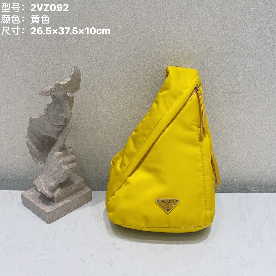 프라다 리나일론레더백팩